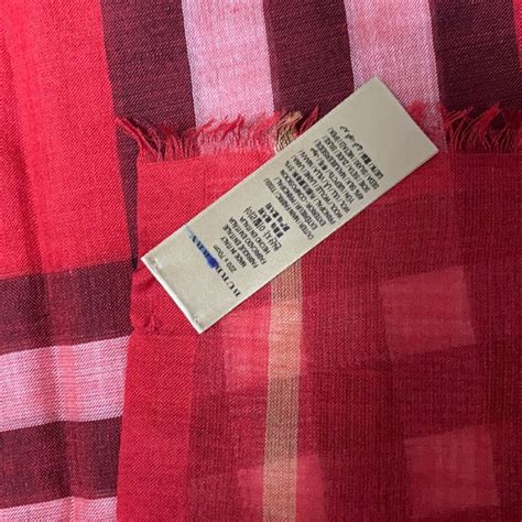 fake burberry gauze scarf